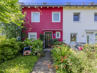 Vorderansicht des Hauses