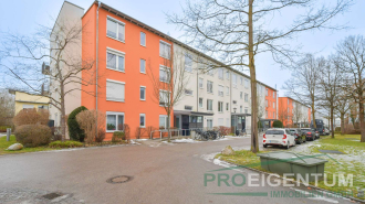 Blick auf das Wohngebäude